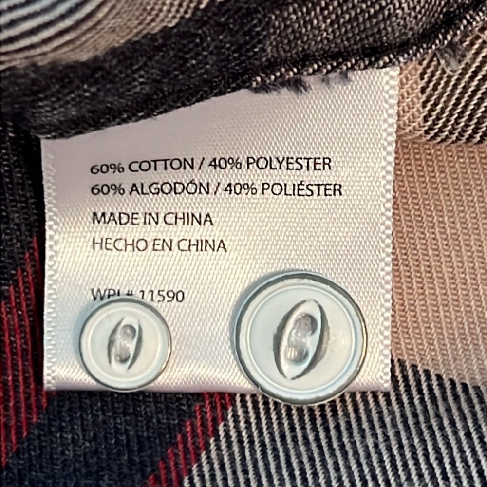 AMERICAN THREADS Plaid Shirt - Picture 6 of 7